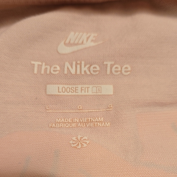 Nike Pink Graphic T-Shirt Artist David Bruce - Picture 2 of 7